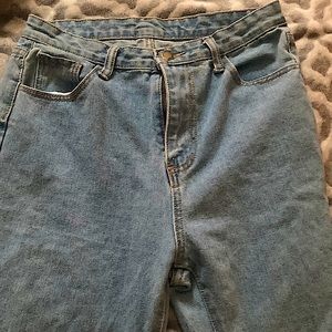 Cute denim blue jeans